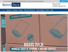 Tablet Screenshot of bravopack.com
